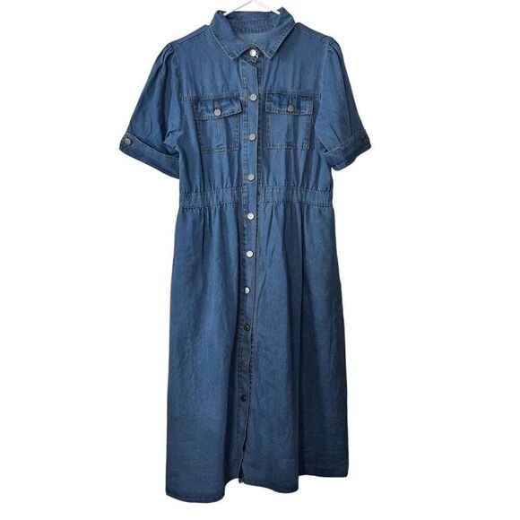 Utcoco blue Jean dress NWT XS - Picture 1 of 5